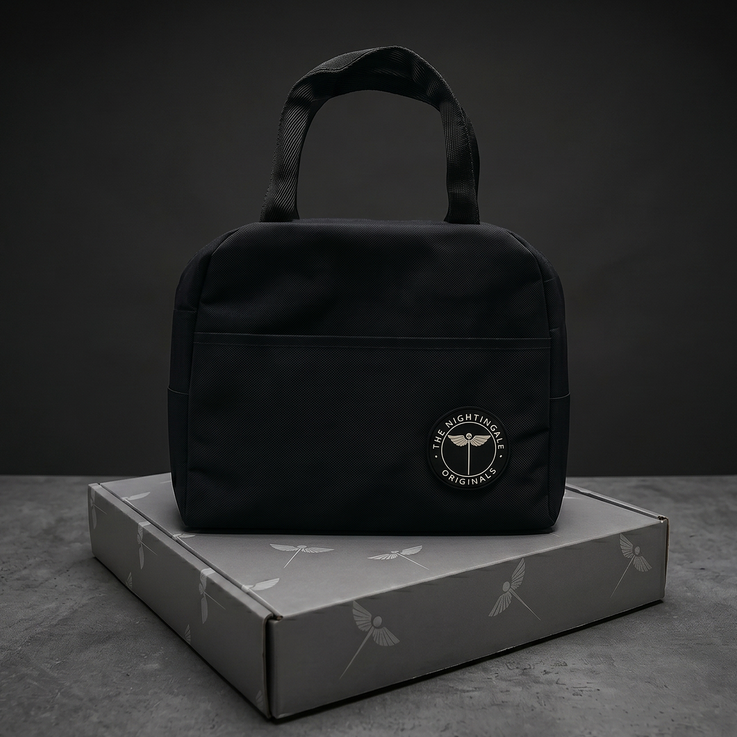 Famish’d Medium Insulated Lunch Tote - Black