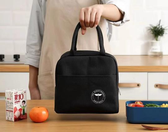 Famish’d Medium Insulated Lunch Tote - Black