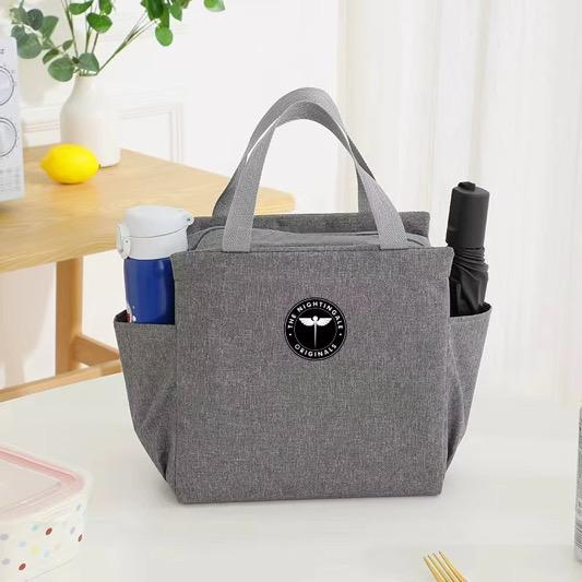 Famish’d Medium Insulated Lunch Tote - Gray