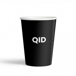 50 Pack 12 Ounces Double Walled Disposable Coffee Cups with Lids Assorted QD, BID, TID, QID, and PRN